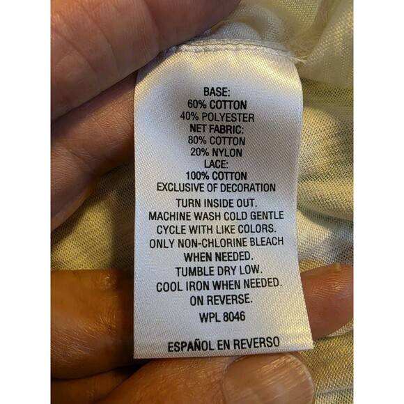 Style & Co. Women's Size PS Floral Embroidered Long Sleeve Peasant Boho Blouse - Picture 5 of 8